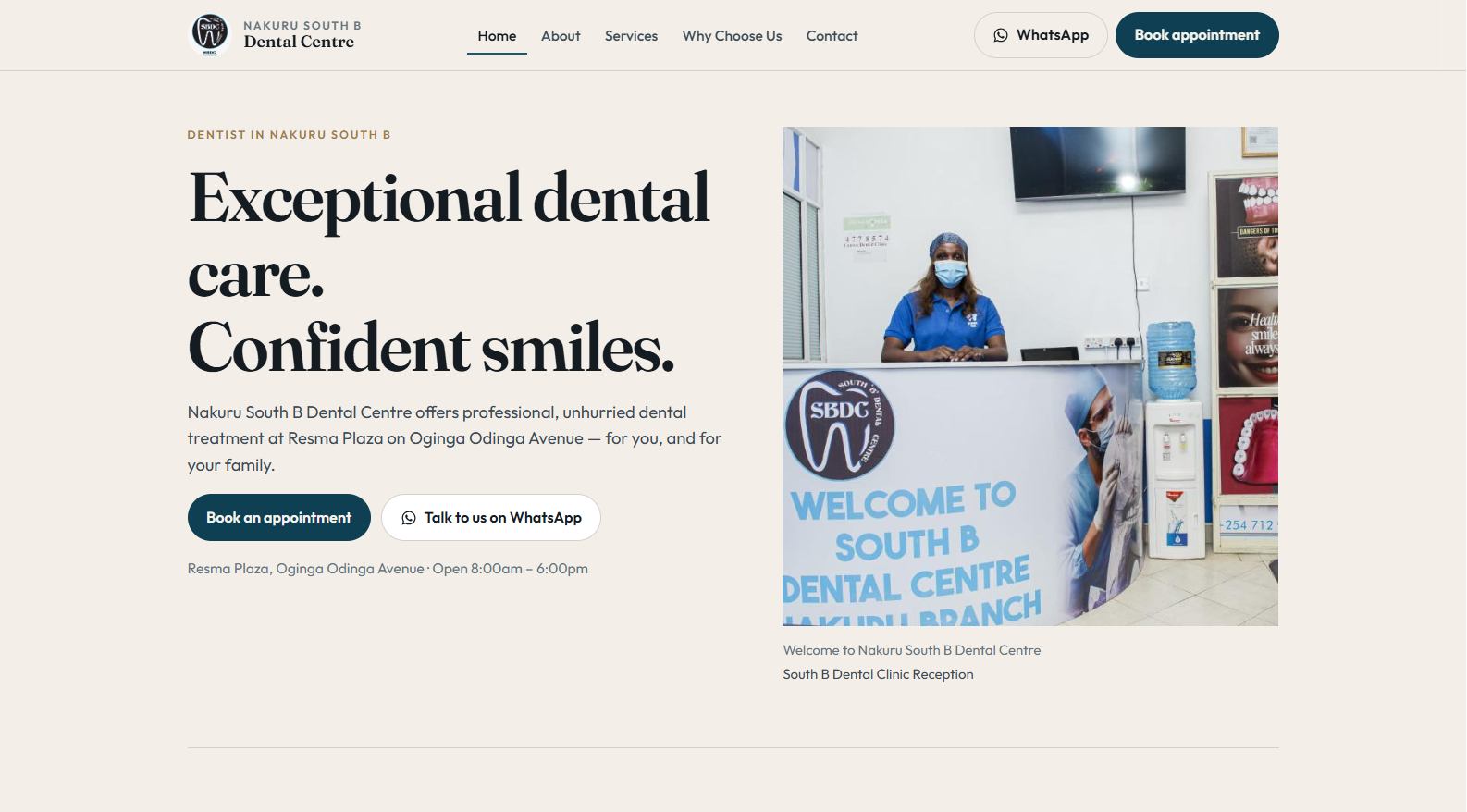 Nakuru South B Dental screenshot